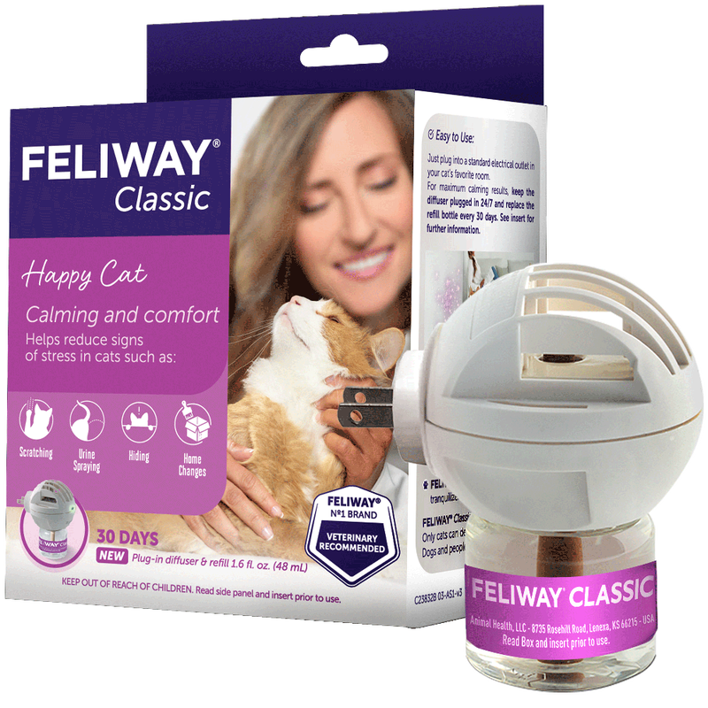 Feliway Classic Calming Cat Pheromones, Diffuser Kit