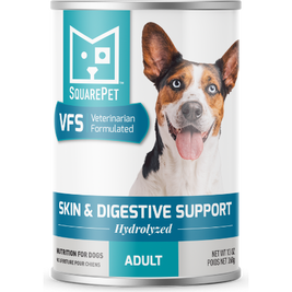 SquarePet VFS Canned Dog Food, Skin & Digestive Support