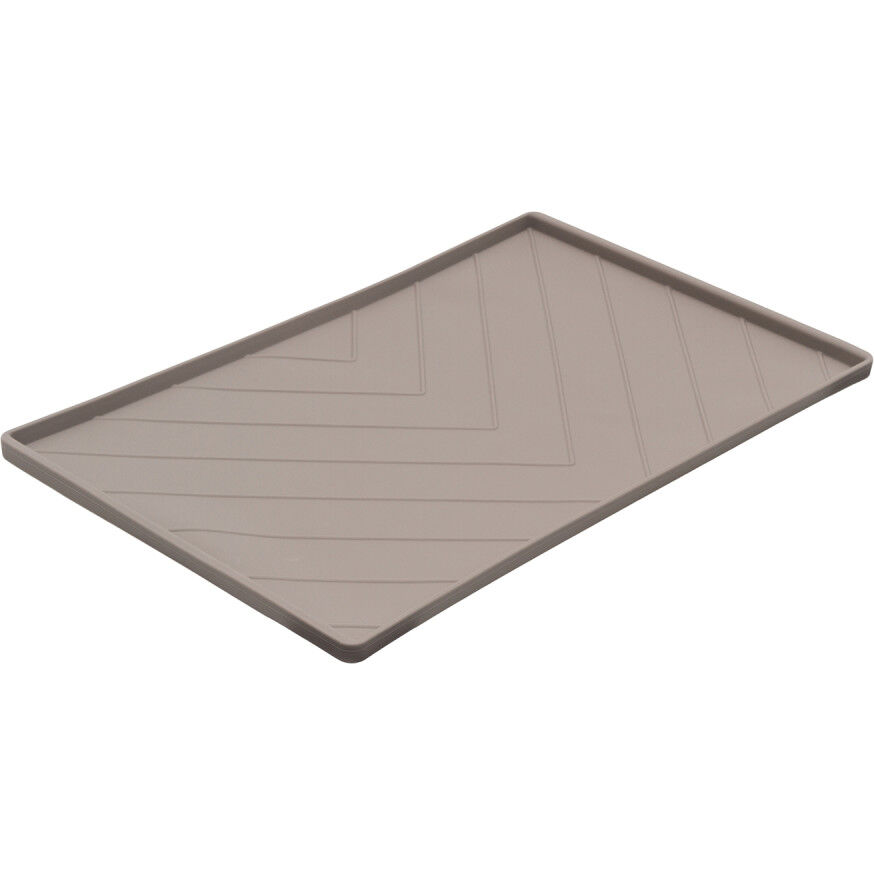 Dog food mat store grey