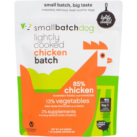 Small Batch Lightly Cooked Frozen Dog Food, Chicken