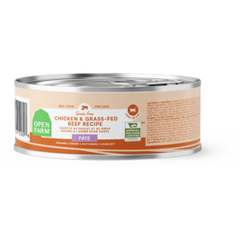 Open Farm Canned Cat Food, Pate, Chicken & Beef