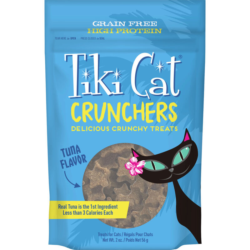 Tiki Cat Crunchers Baked Cat Treats, Tuna, 2-oz image number null