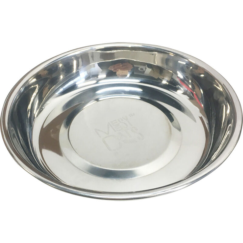 Messy Cats Stainless Steel Cat Bowl image number null