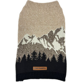 PetRageous Designs Eddie Bauer Dog Sweater, Heathered Mountain Landscape