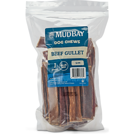 Mud Bay Beef Gullet  Dog Treats, 1-lb