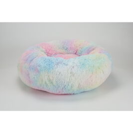 Arlee Pet Products Donut Dog Bed, Tie Dye, 22-in