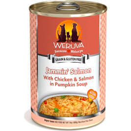 Weruva Classic Canned Dog Food, Jammin' Salmon, Chicken Salmon & Pumpkin Soup