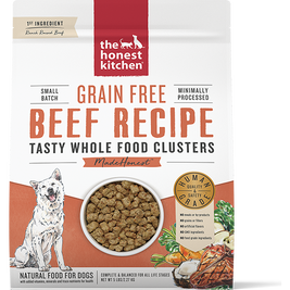 The Honest Kitchen Whole Food Clusters Grain Free Dry Dog Food, Beef