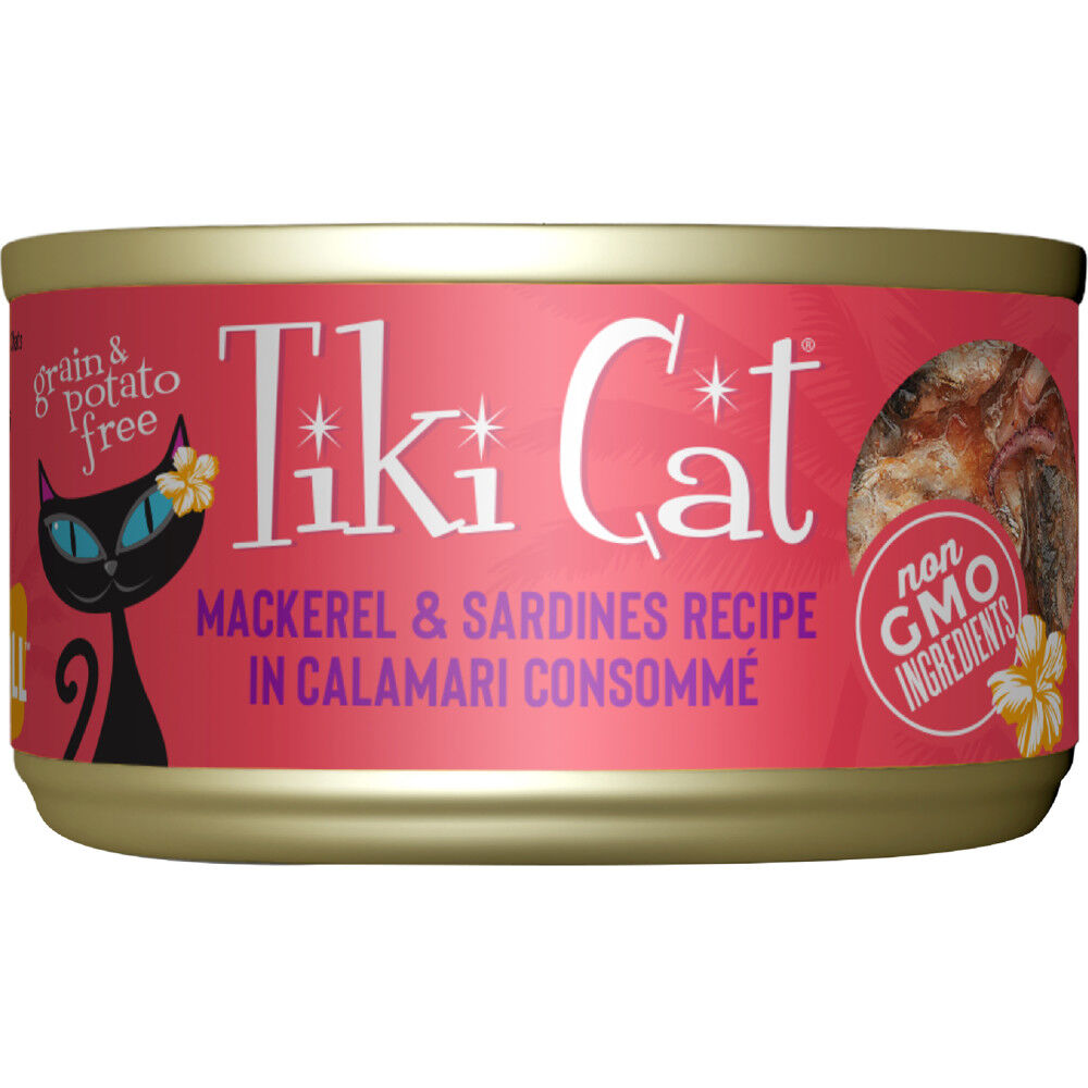 Mud Bay Buy Tiki Cat Grill Canned Cat Food Mackerel Sardines