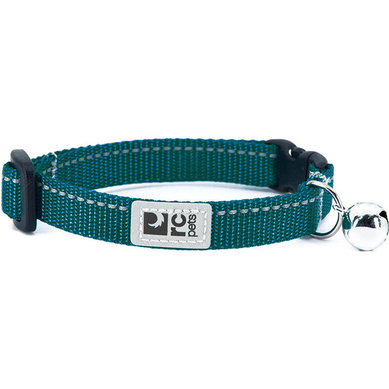 RC Pets Primary Kitty Breakaway Cat Collar, Dark Teal image number null