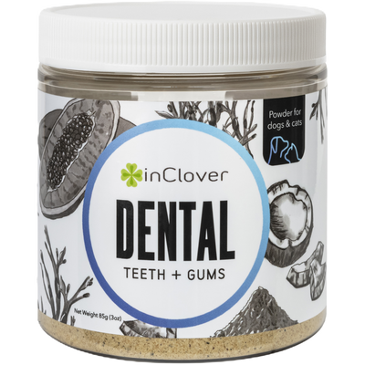 InClover Powder Dog & Cat Supplement, Dental, Teeth + Gums, 85-g