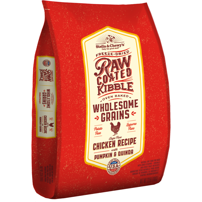 Stella & Chewy's Raw Coated Wholesome Grains Dry Dog Food, Chicken image number null