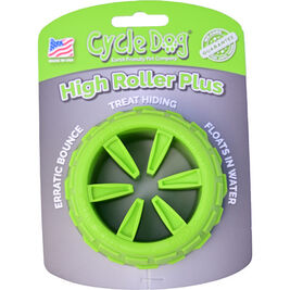 Cycle Dog Ecolast High Roller Plus Ball Dog Toy, Green