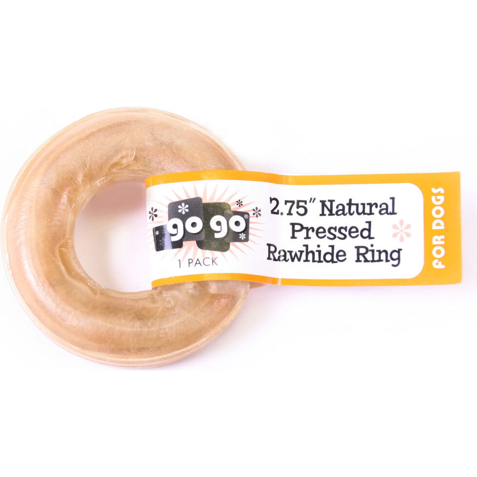 Mud Bay Buy Artvark GoGo Natural Pressed Rawhide Dog Treat Ring