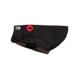 RC Pets Baseline Fleece Dog Pullover, Black & Goji Berry