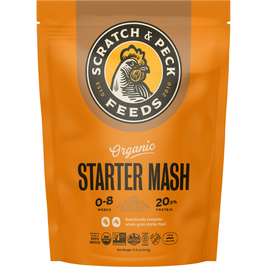 Scratch and Peck Feeds Organic Chicken & Duck Feed, Starter Mash