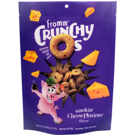 Fromm Crunchy Os Dog Treats, Smokin' CheesePlosions, 6-oz
