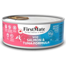 FirstMate 50/50 Grain-Free Canned Cat Food, Salmon & Tuna