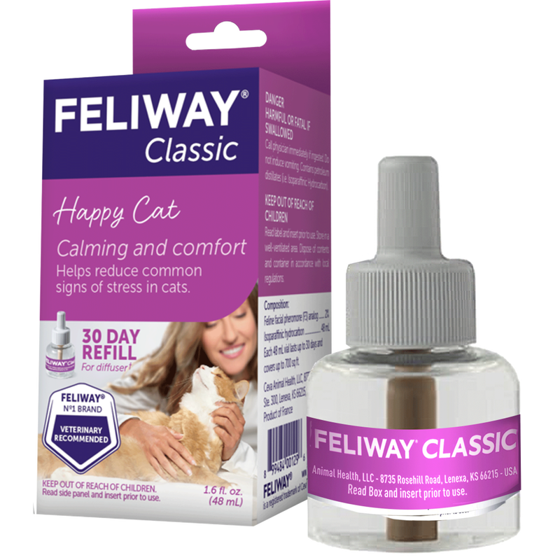 Feliway Classic Calming Cat Pheromones, Refill image number null