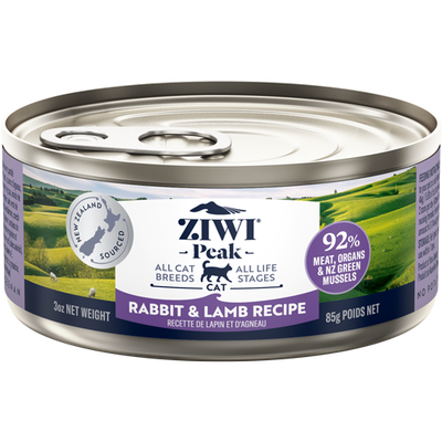 ZIWI Peak Original Series Canned Cat Food, Rabbit & Lamb