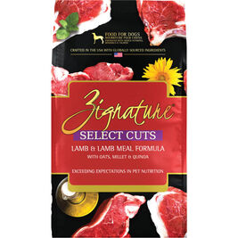 Zignature Select Cuts Dry Dog Food, Lamb