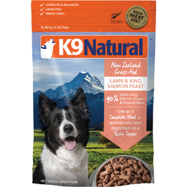 K9 Natural Freeze-Dried Dog Food, Lamb & King Salmon, 17.6-oz