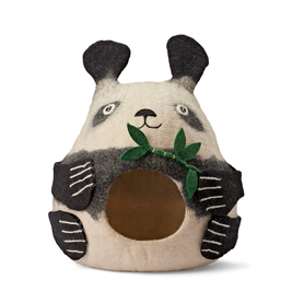 Mud Bay Felted Cat Bed, Panda Cat Cave