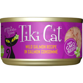 Tiki Cat Luau Canned Cat Food, Wild Salmon, 2.8-oz