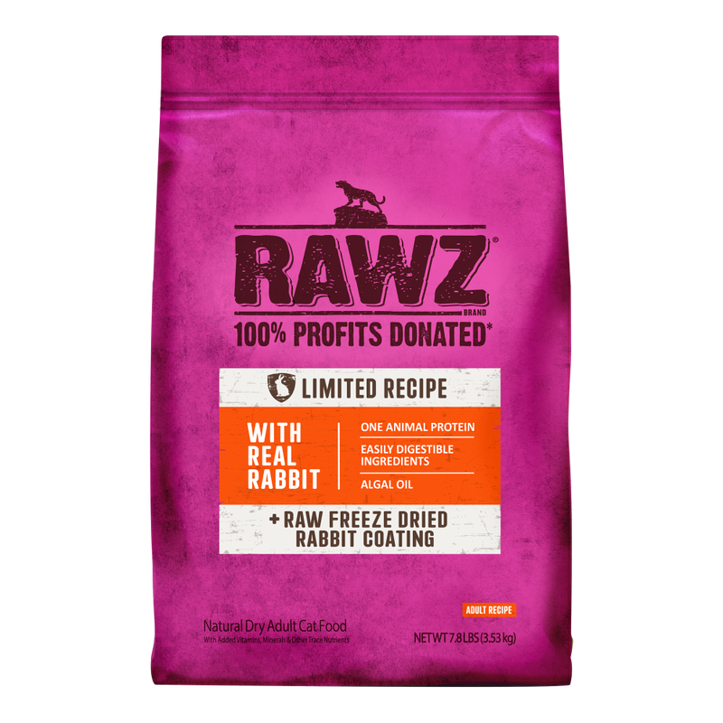 Rawz Dry Cat Food, Rabbit image number null