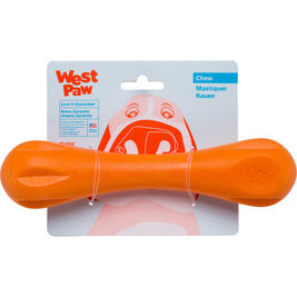 West Paw Zogoflex Dog Toy, Hurley, Orange, Large