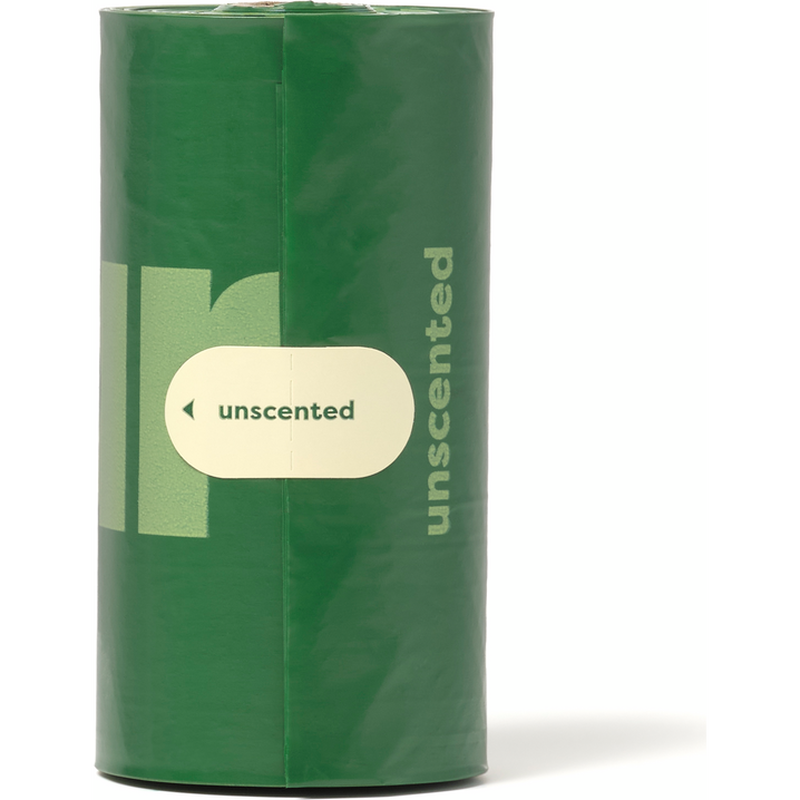 Earth Rated Dog Poop Bag Rolls, Unscented, 8 Rolls, 120-count image number null