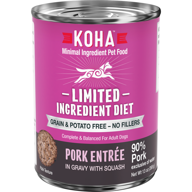 Mud Bay Buy Koha Limited Ingredient Diet Canned Dog Food Pork 13 oz for USD 3.99 MudBay