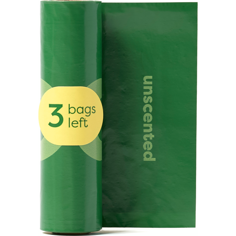 Earth Rated Dog Poop Bag Rolls, Unscented, 8 Rolls, 120-count image number null