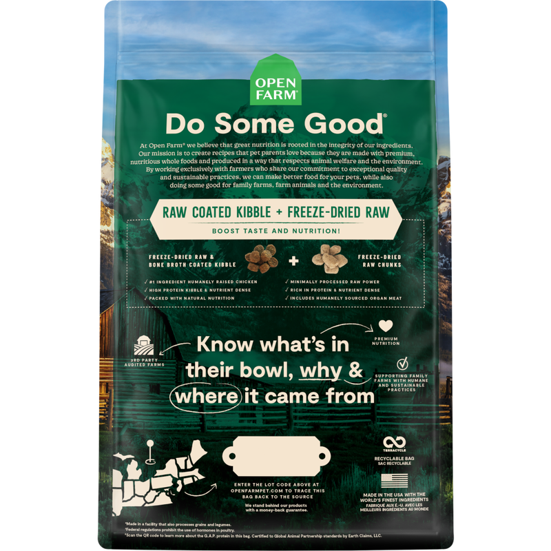 Open Farm RawMix Ancient Grains Dry Dog Food, Open Prairie image number null