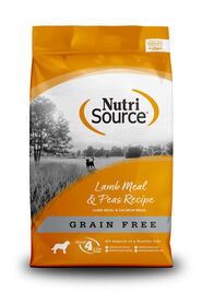 NutriSource Grain Free Dry Dog Food, Lamb & Peas
