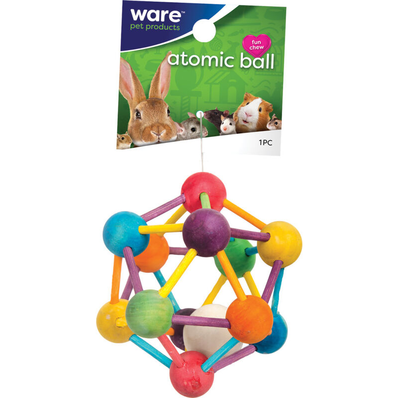 Ware Pet Products Atomic Ball Small Animal Chew Toy image number null