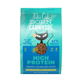 Tiki Cat Born Carnivore Dry Cat Food, High Protein, Herring & Salmon