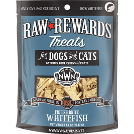 Northwest Naturals Raw Rewards Freeze-Dried Dog & Cat Treats, Whitefish