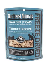 Northwest Naturals Freeze-Dried Cat Food, Turkey
