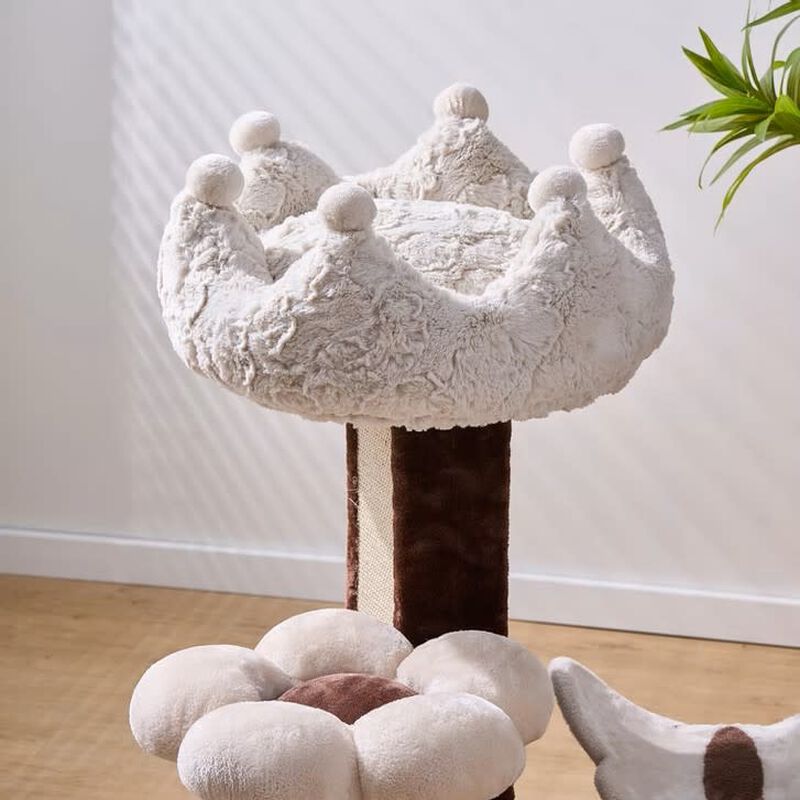 PetPals Cat Bed, "Rose Crown" image number null