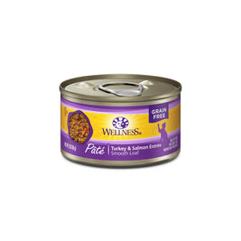 Wellness Complete Health Pate Canned Cat Food, Turkey & Salmon