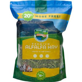 Round Lake Farm Alfalfa Hay Small Animal Food, 18-oz