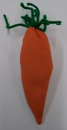 Doggie Styles and Kitty Too Catnip Carrot Cat Toy