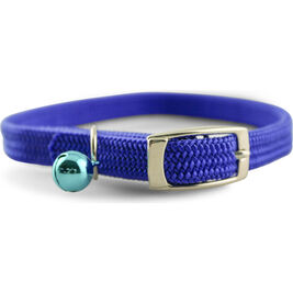 OmniPet Kool Kat Safety Stretch Nylon Cat Collar, Blue