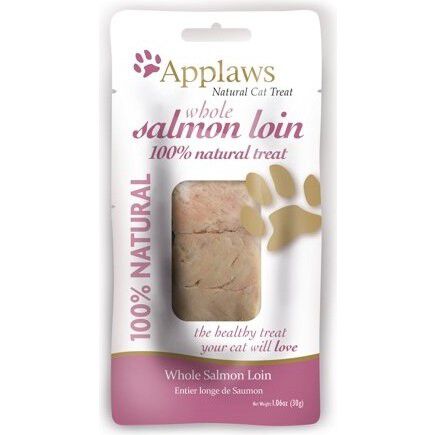 Mud Bay Buy Applaws Natural Loin Cat Treat Salmon 1.06 oz for
