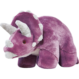 Fluff & Tuff Dog Toy, Charlie Triceratops, Large+