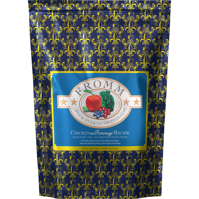Fromm Four-Star Dry Cat Food, Chicken au Frommage, 4-lb image number null