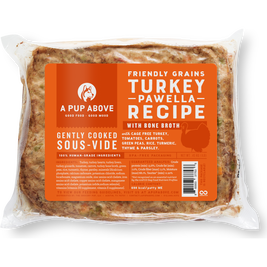 A Pup Above Gently Cooked Frozen Dog Food, Turkey Pawella