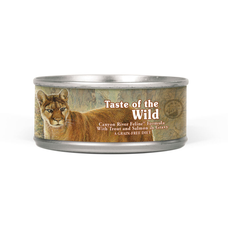 fejl asiatisk Berolige Mud Bay | Buy Taste of the Wild Grain-Free Canned Cat Food, Canyon River,  5.5-oz for USD 1.79 | MudBay