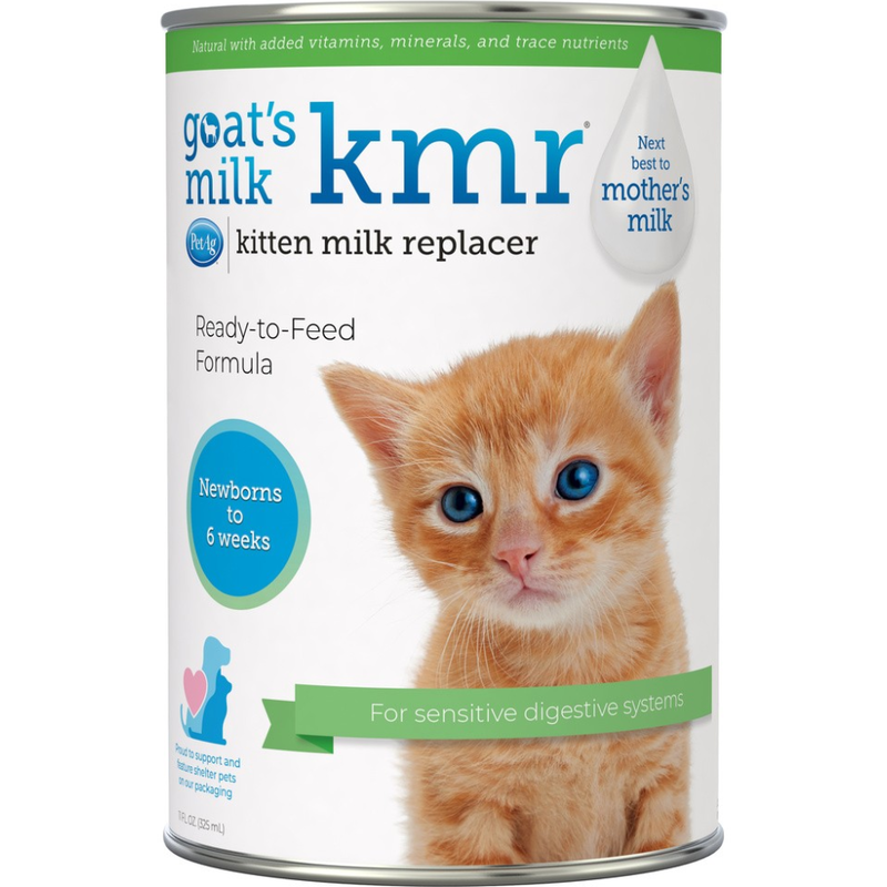 PetAg Goat's Milk KMR Kitten Milk Replacer Liquid, 11-oz image number null